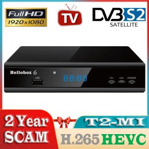 FINDER HELLOBOX 6 DVBS2X DVBS2 SATTELLITE INTERNET récepteur Satellite TV récepteur H265 HEVC Multi Stream T2MI DVB S2 Dish Sat Finder