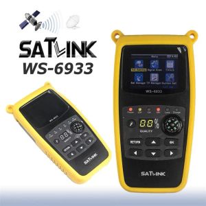 Finder Satlink WS6933 Localizador de satélite Medidor Fintor DVBS2 WS 6933 Better WS5150 6916 6906 V8 Finder Set Top Box Satellite Recibra