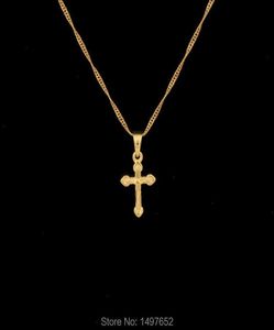 Fine bijoux Jésus Pendant Men Plated Gold Color Collier Christmas Women Catholic avec 45 cm 60cm Chain45013749057410