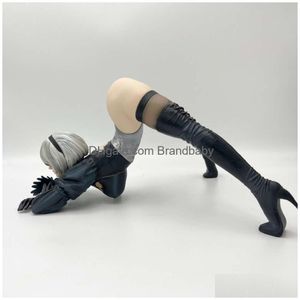 Jouets à doigts 16 cm Niermata Y Girl Figure Yorha No.2 Type B Action Nier 2B Adt Modèle de collection Poupée Livraison directe Cadeaux Nouveauté Gag Dh5O0