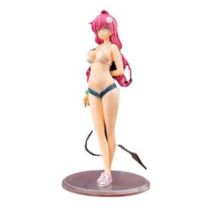 Juguetes para dedos 22 cm Anime To Love Ru Lala Satalin Deviluke Figuras de acción Chica en bikini sexy Figura de anime Sexy Lala Figurnie PVC Juguetes coleccionables