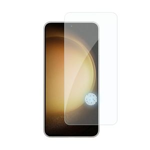 Verre de déverrouillage par empreinte digitale pour Samsung S24 Plus Galaxy S23 + 22 21, protecteur d'écran transparent 2.5D 9H, bouclier de protection avec boîte