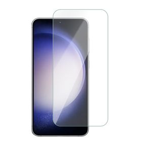 Protecteur d'écran de déverrouillage d'empreintes digitales pour Samsung S23 23+ S22 22+ S21 21+ Grade AAA 9H 2.5D HD Verre trempé transparent de 0,25 mm avec emballage de vente au détail