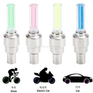 Firefly Spoke LED Wheel Valve Stem Cap Tire Motion Lámpara de luz de neón para bicicleta Bicicleta Coche Motocicleta Bicicleta Ciclismo Accesorios