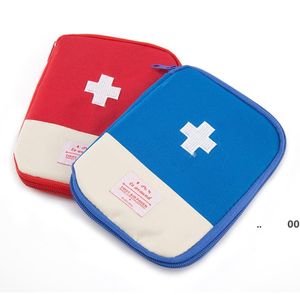 Botiquín de primeros auxilios Kits de coche Bolsa médica para el hogar Deporte al aire libre Viajes Supervivencia de emergencia portátil Mini familia RRA9663