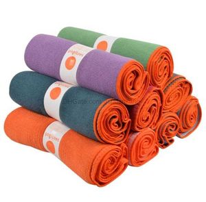 Envío gratis Primera clase de calidad Mantas de yoga toalla 180 cm Toallas de yoga extendidas para acampar al aire libre de silicona antideslizante Estera de ejercicio de Pilates