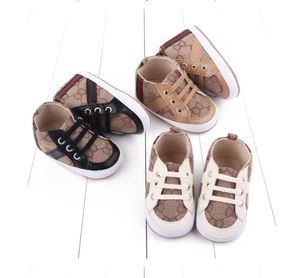 Erste Wanderer Baby Designer Schuhe Neugeborenes Kind Leinwand Turnschuhe Junge Mädchen Weiche Sohle Krippe 018Monat Drop Lieferung Kinder Mutterschaft Dhbxt