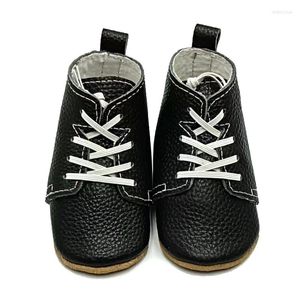 First Walkers Chaussures de marche confortables pour bébés pour petits pieds Bottines en cuir à lacets pour bébé