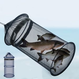 Accessoires de pêche Plage Peignant Crabe Homard Filet Anti-saut Poche Poisson Crevettes Panier Seau De Pêche Portable Séchage Rapide Petit Sac De Rangement En Maille 230718