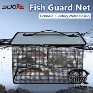 Accesorios de pesca Plegable Fish Guard Net Multifunción Metal EVA Cubo Caja de pesca Espesar Live Fish Case Equipo de aparejos de pesca al aire libre XA132 230807