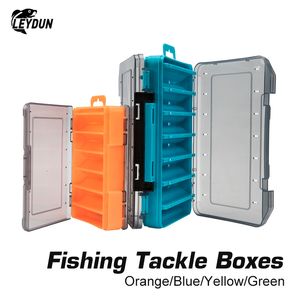 Accessoires de pêche LEYDUN 12 14 compartiments boîtes à appâts leurre crochet boîte de rangement Double face haute résistance 230621