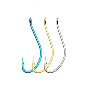 Fishing Hooks 1000 pièces/lot hameçons en gros par vrac longue tige poignée cercle barbelé crochets Ious Crucian carpe bandes de pêche tête plombée Pesca 231204