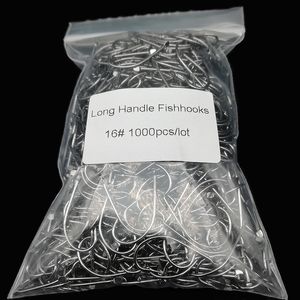 Hameçons de pêche en gros 1000 pièceslot Long Shank Hook Jig 317 barbelés en acier à haute teneur en carbone Hameçons Accessoires Pesca 230608