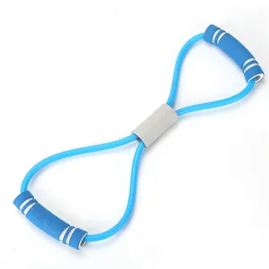 Balles de fitness Bande de résistance au yoga Figure 8 Puller Back Training Corde élastique Équipement d'ouverture 1 PieceFitness