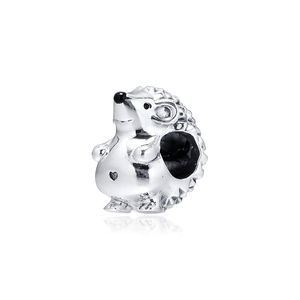 Se adapta a Pandora Charms Silver 925 DIY Beads 925 Sterling Silver Nino The Hedgehog Charm Accesorios de joyería fina Bijoux Q0531