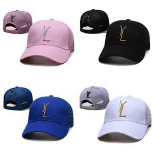 Chapeaux ajustés pour hommes casquette de baseball de concepteur de toile douce grandes lettres été snapback tendance chapeaux de soleil populaires styles mutil accessoires de mode fa062