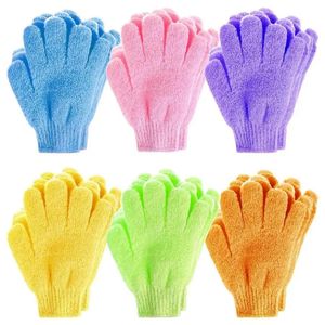 Cinq doigts gants bain ménage douche serviette gommage corps lavage enfants maison approvisionnement élastique essuyer dos bain nettoyage 231013