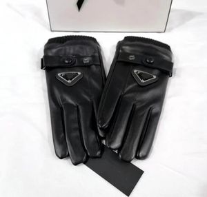 Cinq doigts gants marque de créateurs européenne et américaine gants en cuir coupe-vent dame écran tactile rex lapin fourrure bouche hiver conservation de la chaleur style vent