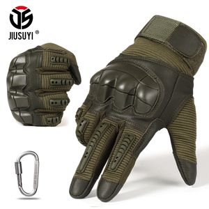 Five Fingers Gloves Full Finger Tactical Army Military Paintball Shooting Airsoft PU Leather Touch Screen Rubber Protective Gear Women Men 230923