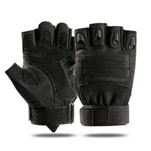 Fünf-Finger-Handschuhe Männer Sommer Outdoor Sport Halbfinger Kampf Atmungsaktive Fäustlinge Spezialeinheiten Schutzpolster Fitness Rutschfester Reithandschuh N4 230823