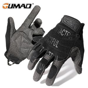 Gants à cinq doigts Hommes Gants tactiques Antichoc Camo Airsoft Gant de doigt complet Militaire Randonnée Mitaines Vélo Cyclisme Tir Vélo Conduite Gym 220909