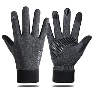 Cinq doigts gants hommes femmes cyclisme écran tactile garder hiver chaud réfléchissant congélateur costume de travail pour courir ski randonnée 231010