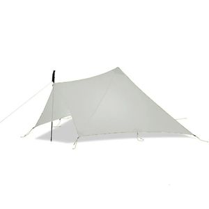 Flames Creed Trailstar Camping Tent Ultralight 12 personne extérieur 20D Nylon des deux côtés Silicon Pyramid Shelter Randonnée Flying 240416