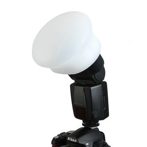 Magnetic Silicone Sphere Flash Diffuser, Modular Lighting Accessory Compatible with Godox & Yongnuo Speedlites