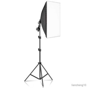Diffuseurs de flash Photographie Softbox Kits d'éclairage 50x70CM Système de lumière continue professionnel Soft Box pour équipement de studio photo R230712
