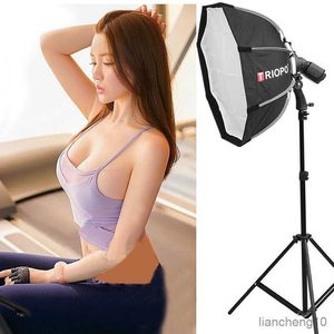 Difusores de flash Triopo 55 cm 65 cm 90 cm 120 cm Speedlite Portable Octagon Umbrella Softbox + Honeycomb Grid Outdoor Flash Soft Box para Canon Godox R230712