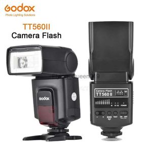 Têtes de flash Godox TT560II Flash vidéo lumière GN38 433 MHz Transmission sans fil + émetteur de canaux + sac flash noir pour tous les appareils photo reflex numériques YQ231003