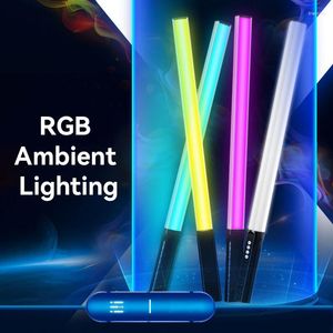 Flash Heads RGB Light Stick Wand With Tripod Pography FillLight Party Colorful LED Lamp Handheld Speedlight Portrait Video Lighting