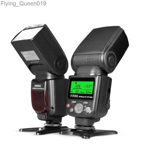 Têtes de flash Voking 750III Télécommande TTL Speedlite Flash en mode esclave avec écran LCD pour appareils photo DSLR Standard Hot Shoe YQ231004