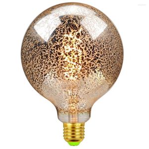 Clignotant Or Argent LED Lampe à Filament Antique Bar Rétro Décoration 220V 4W E27