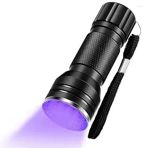 Lampes de poche Torches UV Black Light 21 LED Détecteur pour chien Pet Urine Handheld Torch Taches