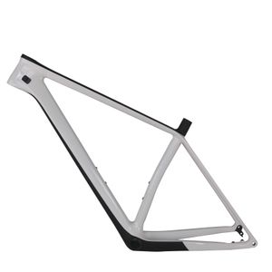 Frein à disque plat BB92 peinture blanche personnalisée 29er VTT Cadre FM199 avec fourche en carbone 29erX2.35 pneu