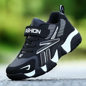 Flat shoes Boys Sport Kids Sneakers Casual Shoes for Children Sneakers Girls Shoes Leather Anti-slippery Tennis Infantil Menino Mesh 230811