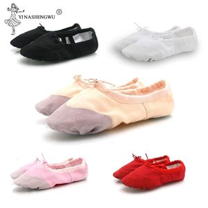 Flat shoes Girls Kids Pointe Shoes Dance Slippers High Quality Ballerina Practice Shoe For Ballet 5 color Ballet Dancer Professional Shoe 230605