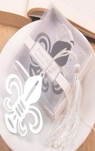 Fleur de Lis Bookmarks Metal FlowerDeluce Bookmarks Baby Shower Souvenirs Favores y regalos de boda para invitado2912031