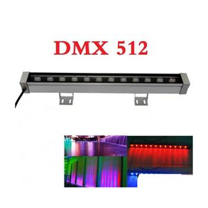 Reflectores Dmx 512 Rgb Led Wall Washer Light 24V 12W Reflector Ip65 Iluminación exterior para Bar Drop Delivery Lights Ot9Bk