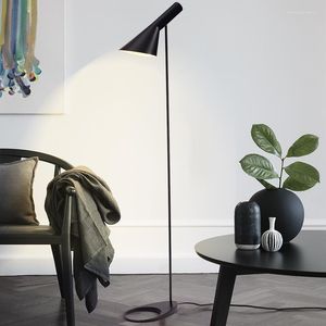 Floor Lamps E27 Corner Lamp Black White LED Lights Designer Arne Jacobsen For Living Room Nordic