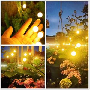 Lámparas de pie Luz Solar de jardín, luz LED impermeable para césped, lámpara SMD 6/8, minilámparas de suelo de luciérnaga para decoración de patio, paisaje al aire libre W0428