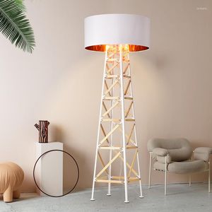 Lampadaires design nordique El échantillon simple mode moderne classique salon bureau tour Eiffel lanterne en fer