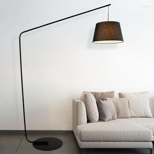 Lámparas de pie Nordic Modern Minimalista Luz de pesca Lámpara LED Sala de estar Decoración para el hogar Iluminación interior Dormitorio de pie