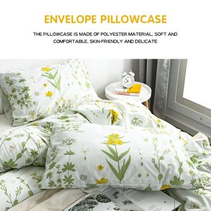 Estampado de impresión floral conjunto de ropa de cama queen suave y cómodo conjunto de tapa década doble duplicar el king size flowers covers de colchas no sábanas