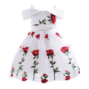 Robes de demoiselle d'honneur robe de mariée pour filles fleur Rose arc blanc noir court soirée cérémonie 2023 été nouvelle princesse