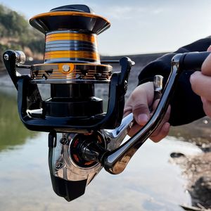 Fly Fishing Reels2 reel 12000 10000 9000 Metail line cup 30KG Max Drag Long S Saltwater Spinning Reel Coil 230907