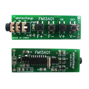 FM13A01 carte récepteur de Module Radio VHF stéréo à deux canaux 76 MHz ~ 108 MHz DC 3.7 V-18 V