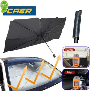 Parasol plegable para parabrisas de coche, protección UV, sombrilla de aislamiento térmico, cubierta de ventana delantera de coche, Protector Interior