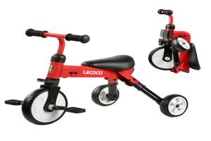 Pliable enfants vélo Tricycle enfant Scooters 2 en 1 garçon fille bébé vélo vélo coup de pied Scooters 35KG léger Portable8410854